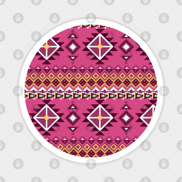 Ethnic pixel ornament #1 Magnet by GreekTavern